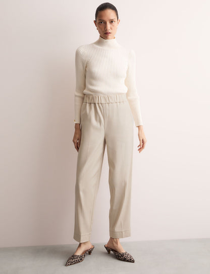 Jersey Wide Leg Pantolon