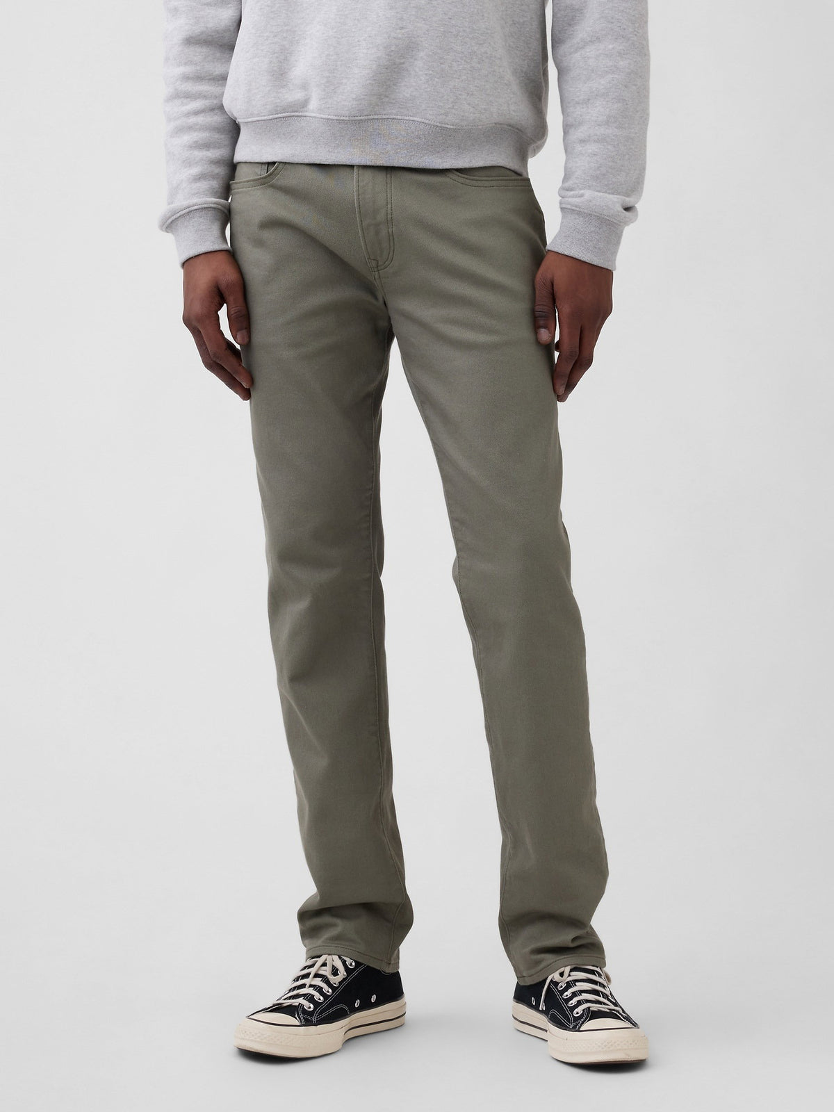 Haki Slim Soft Wear Jean Pantolon