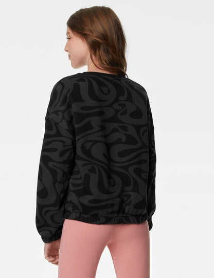 Regular Fit Yuvarlak Yaka Sweatshirt (6-16 Yaş)