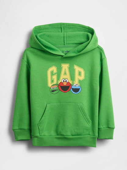 Yeşil Relaxed Gap Logo Sweatshirt