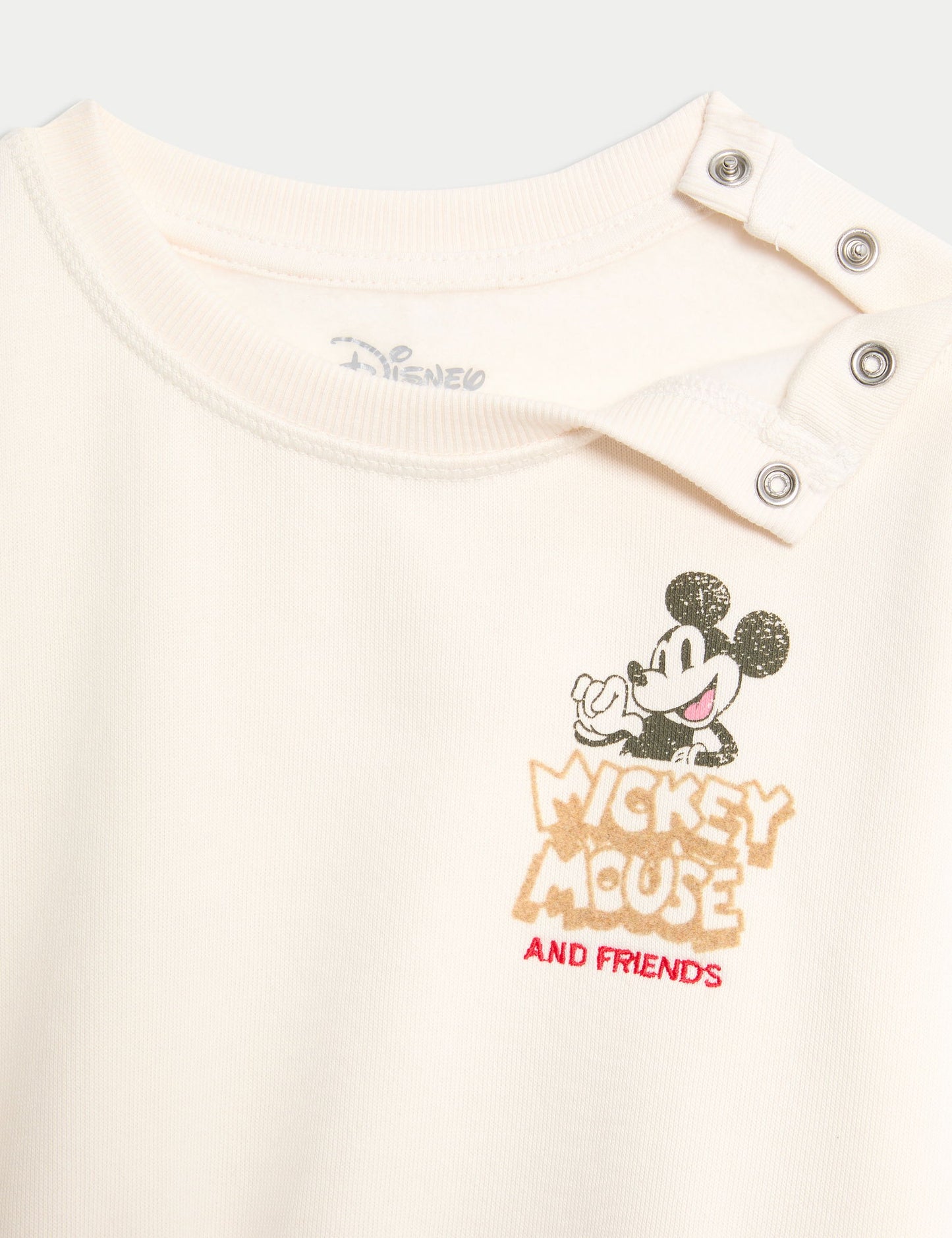 Pamuk Karışımlı Mickey Mouse:trade_mark: Sweatshirt (0-3 Yaş)