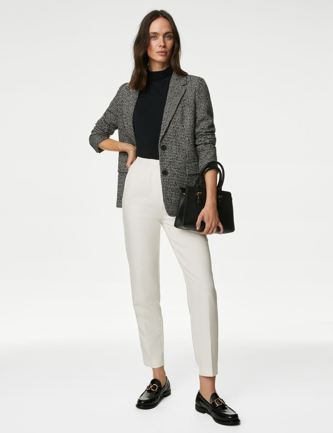 Yüksek Bel Tapered Fit Pantolon