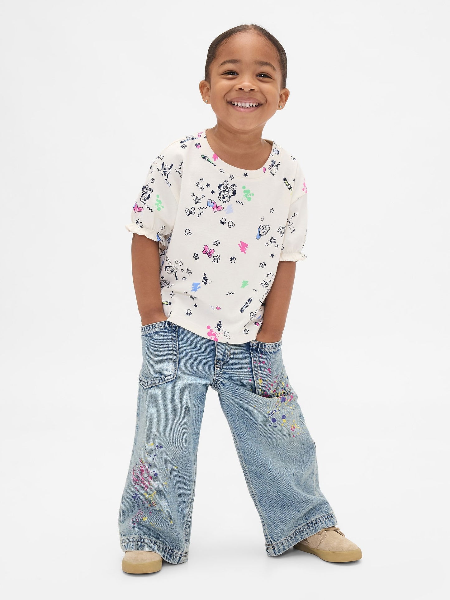 Mavi Pull-on Baggy Wide-leg Jean Pantolon