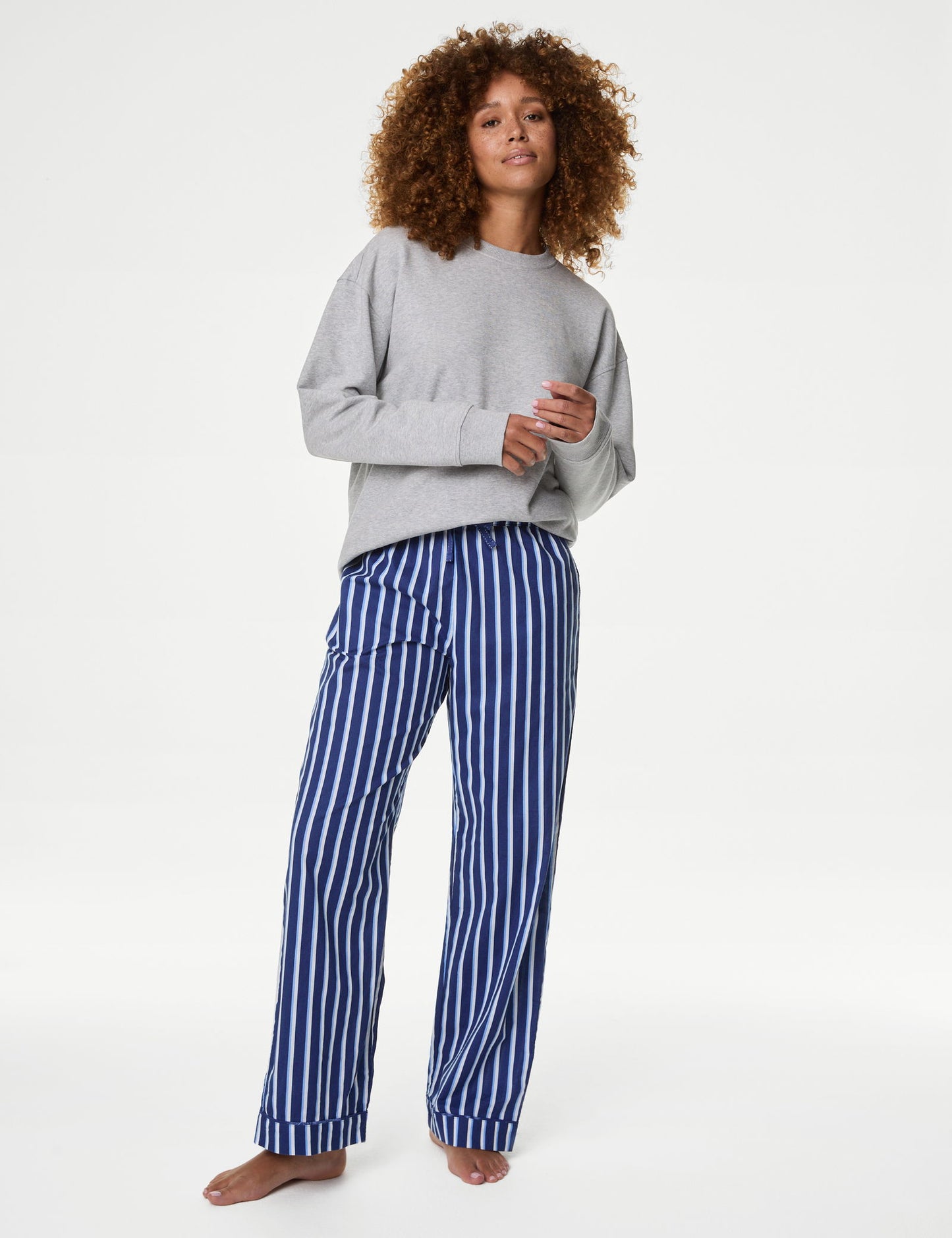 Cool Comfort™ Çizgili Pijama Takımı
