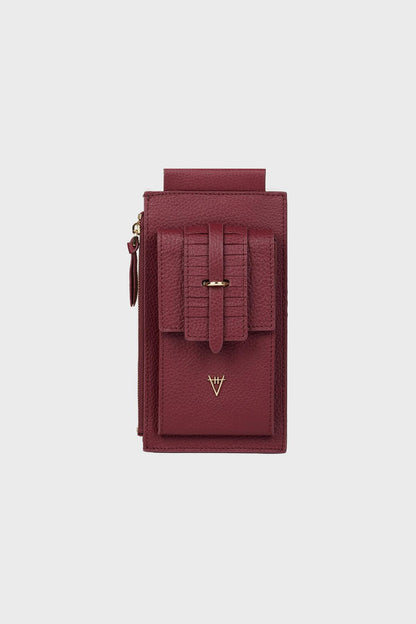 Crossbody Phone Burgundy Bag