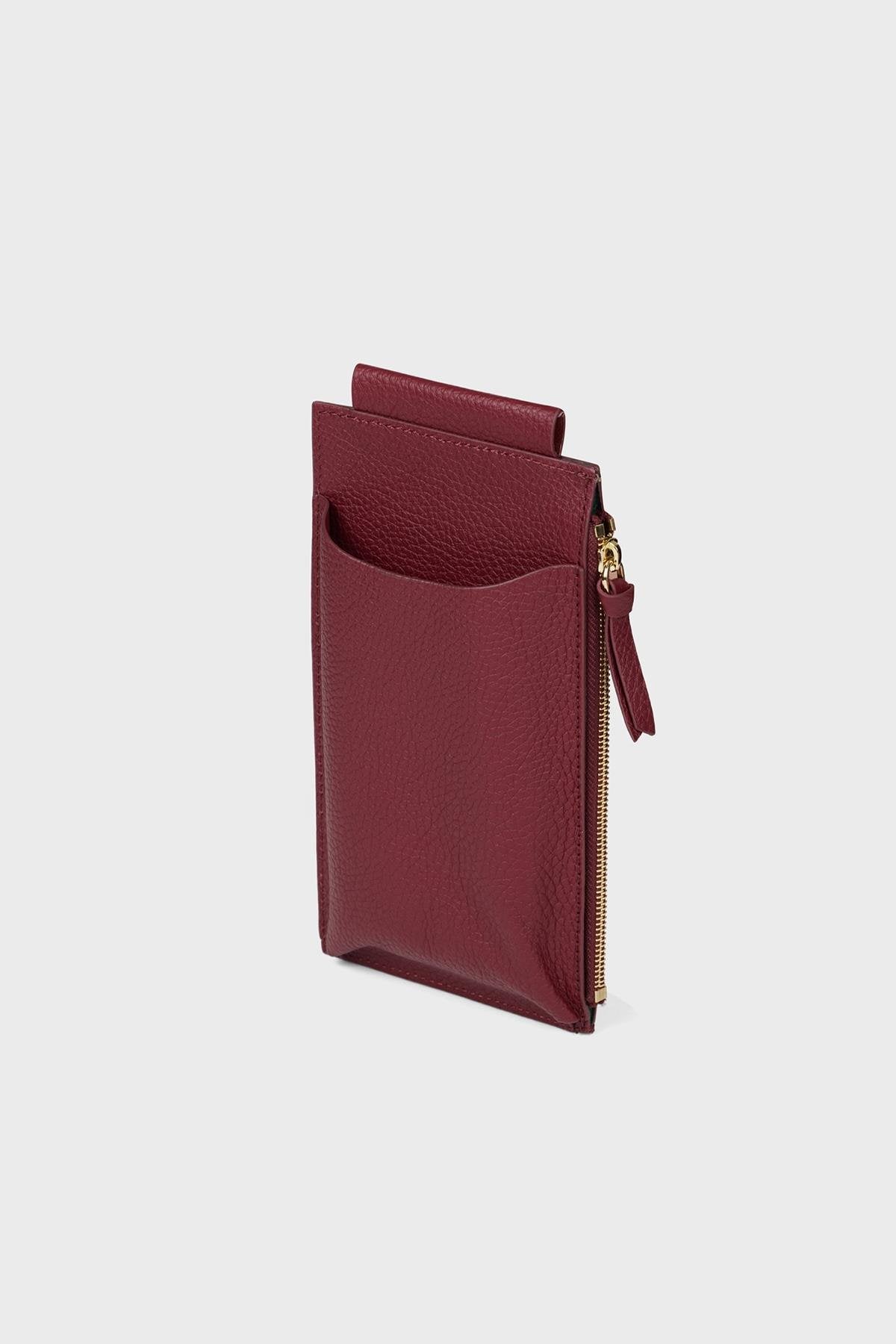 Crossbody Phone Burgundy Bag