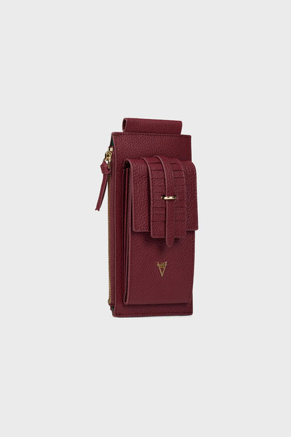 Crossbody Phone Burgundy Bag