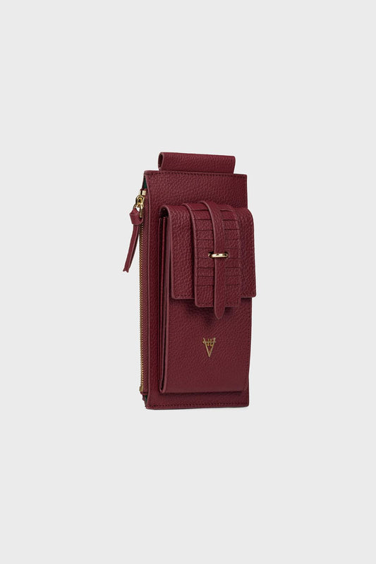 Crossbody Phone Burgundy Bag