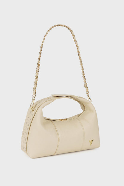Midi Croissant Bone Bag
