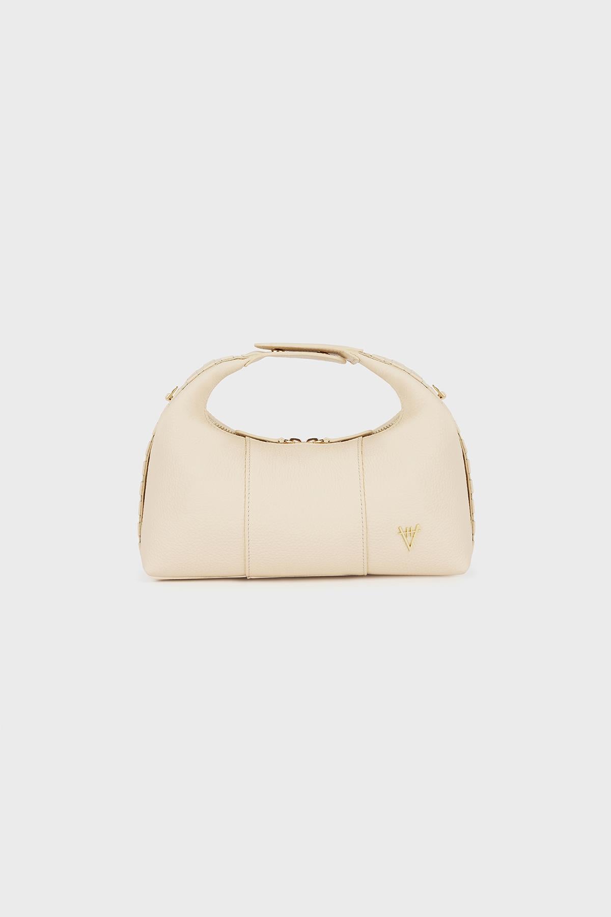 Midi Croissant Bone Bag