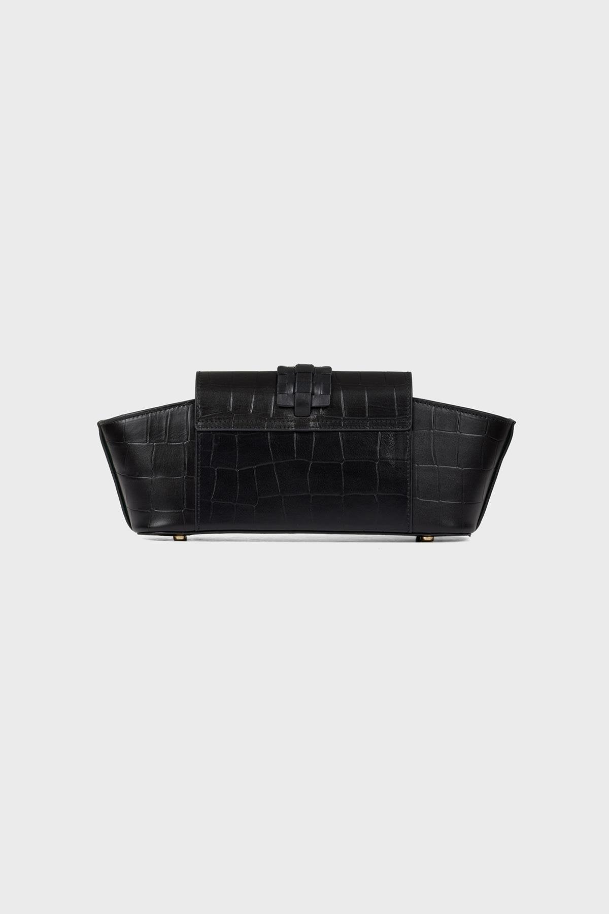 Navis Shoulder Black Bag
