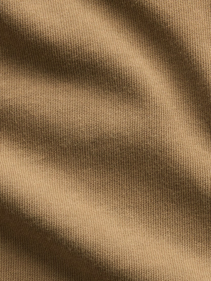 Açık Kahverengi Heavyweight Crop T-shirt