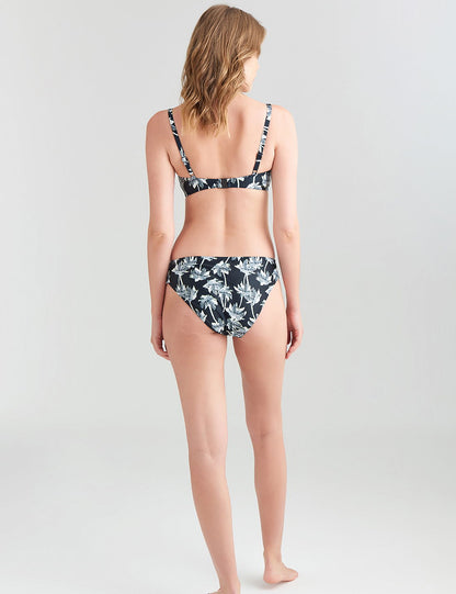 Yüksek Bel Desenli Bikini Altı