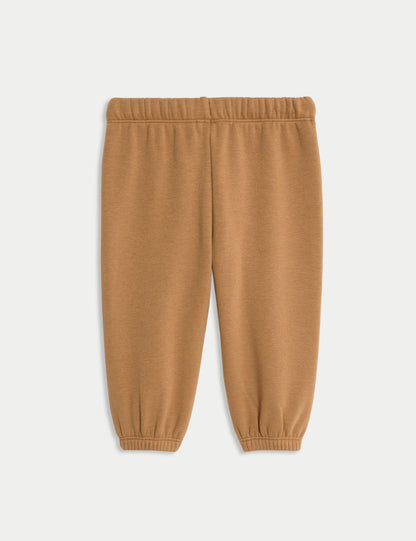 Pamuk Karışımlı Polar Astarlı Jogger Pantolon (0-3 Yaş)