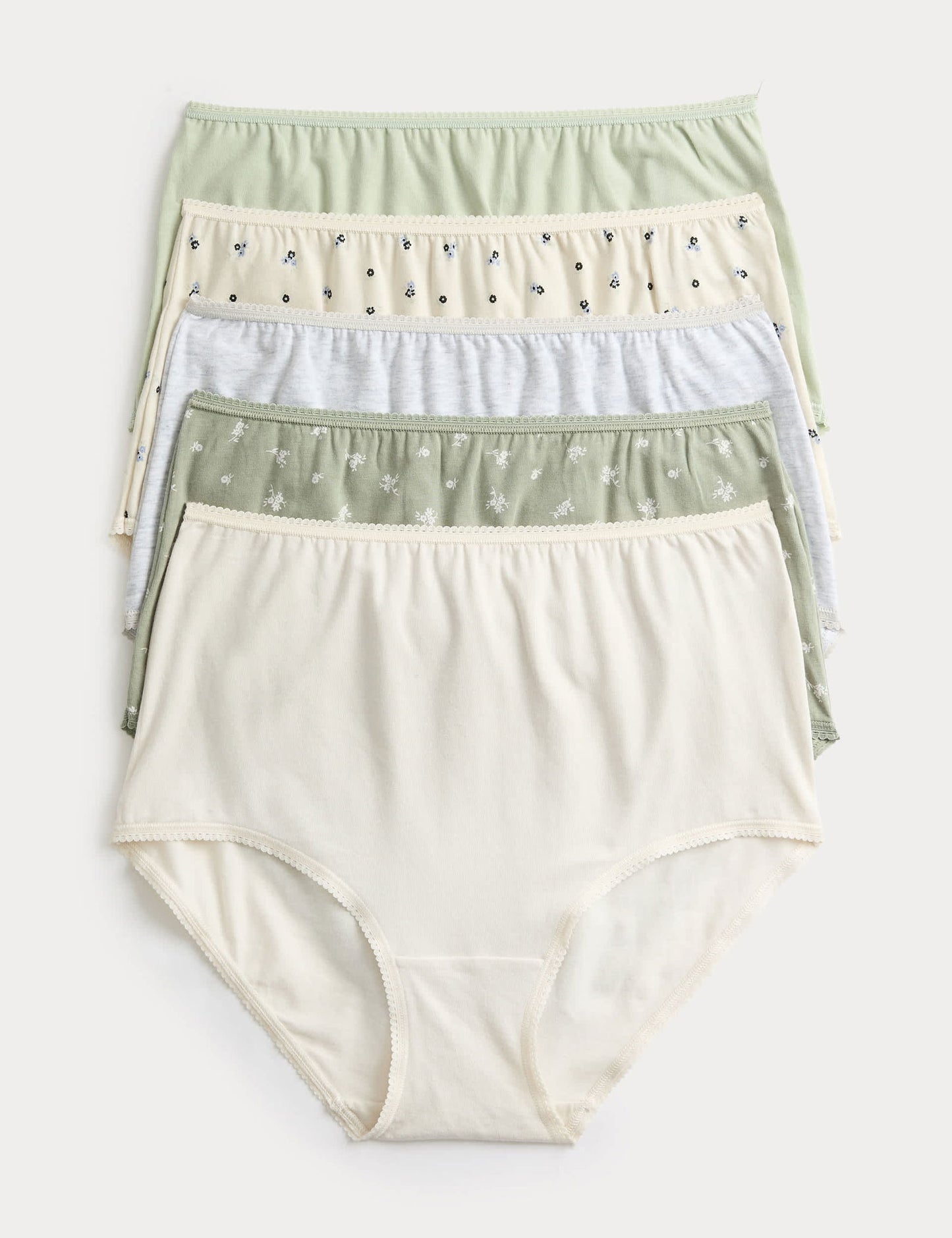 5'li Cotton Lycra:registered: Full Brief Külot Seti