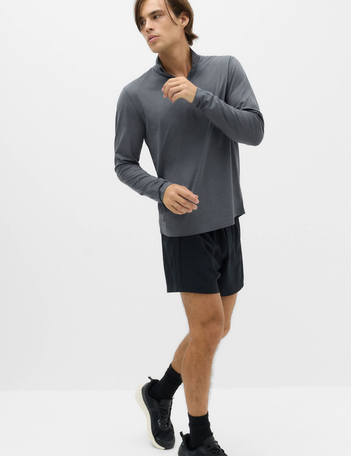 Yarım Fermuarlı Sweatshirt
