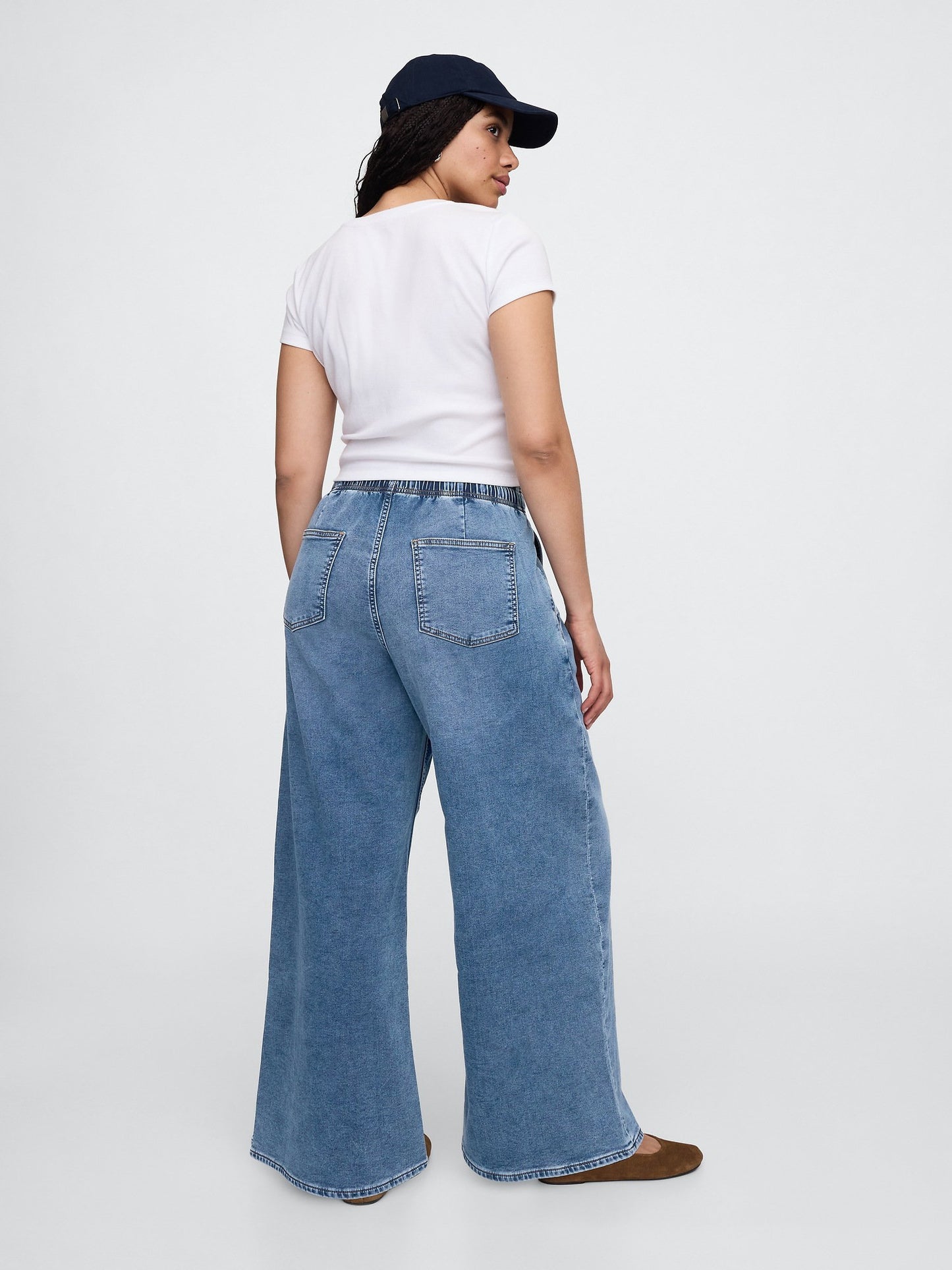 Mavi High Rise Baggy Jean Pantolon