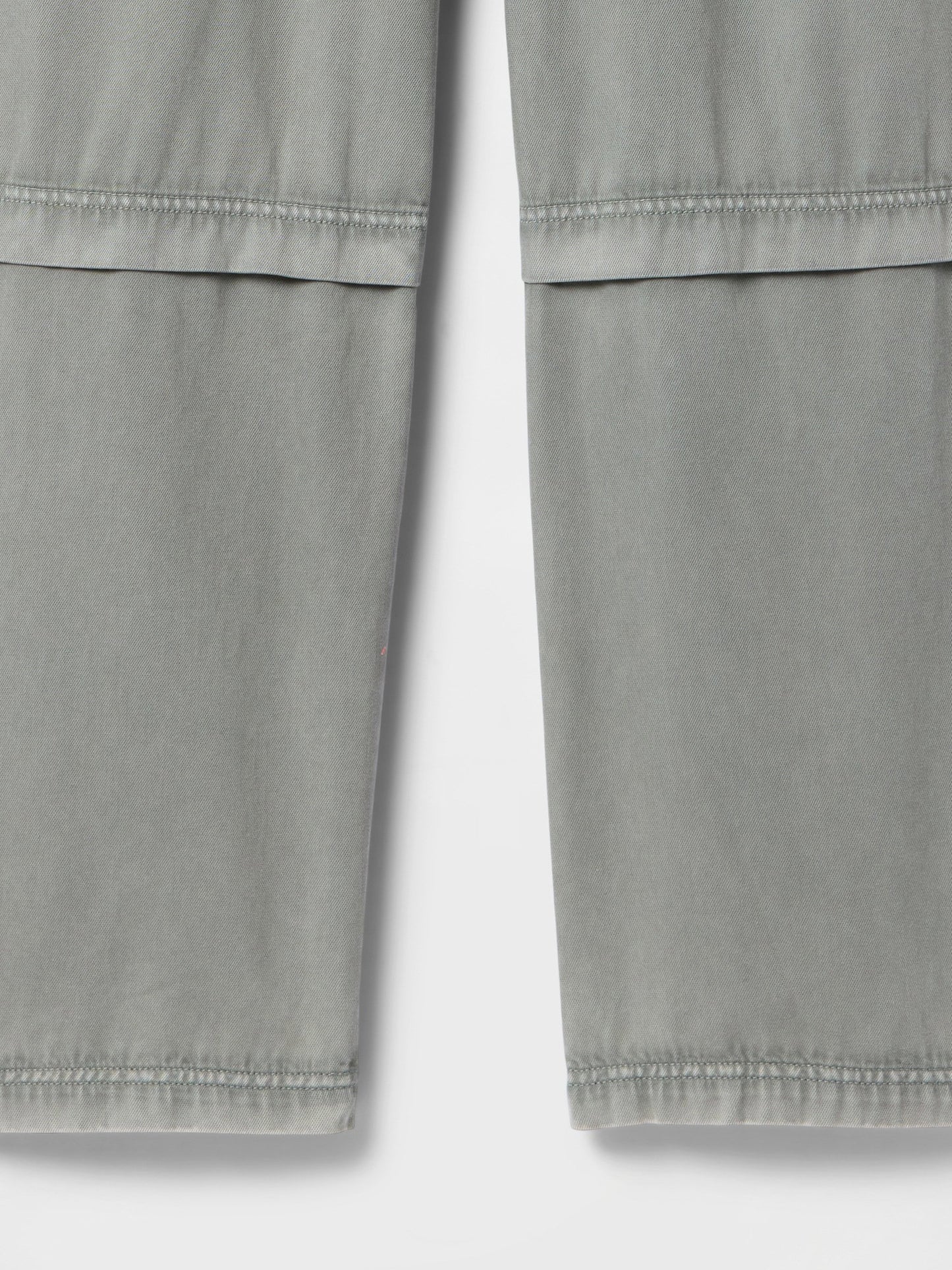 Haki Mid Rise Easy Utility Barrel Pantolon