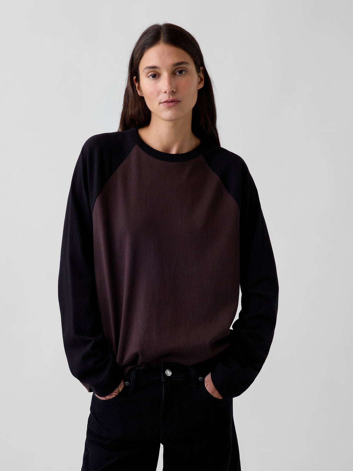 Koyu Kahverengi Heavyweight Relaxed T-shirt