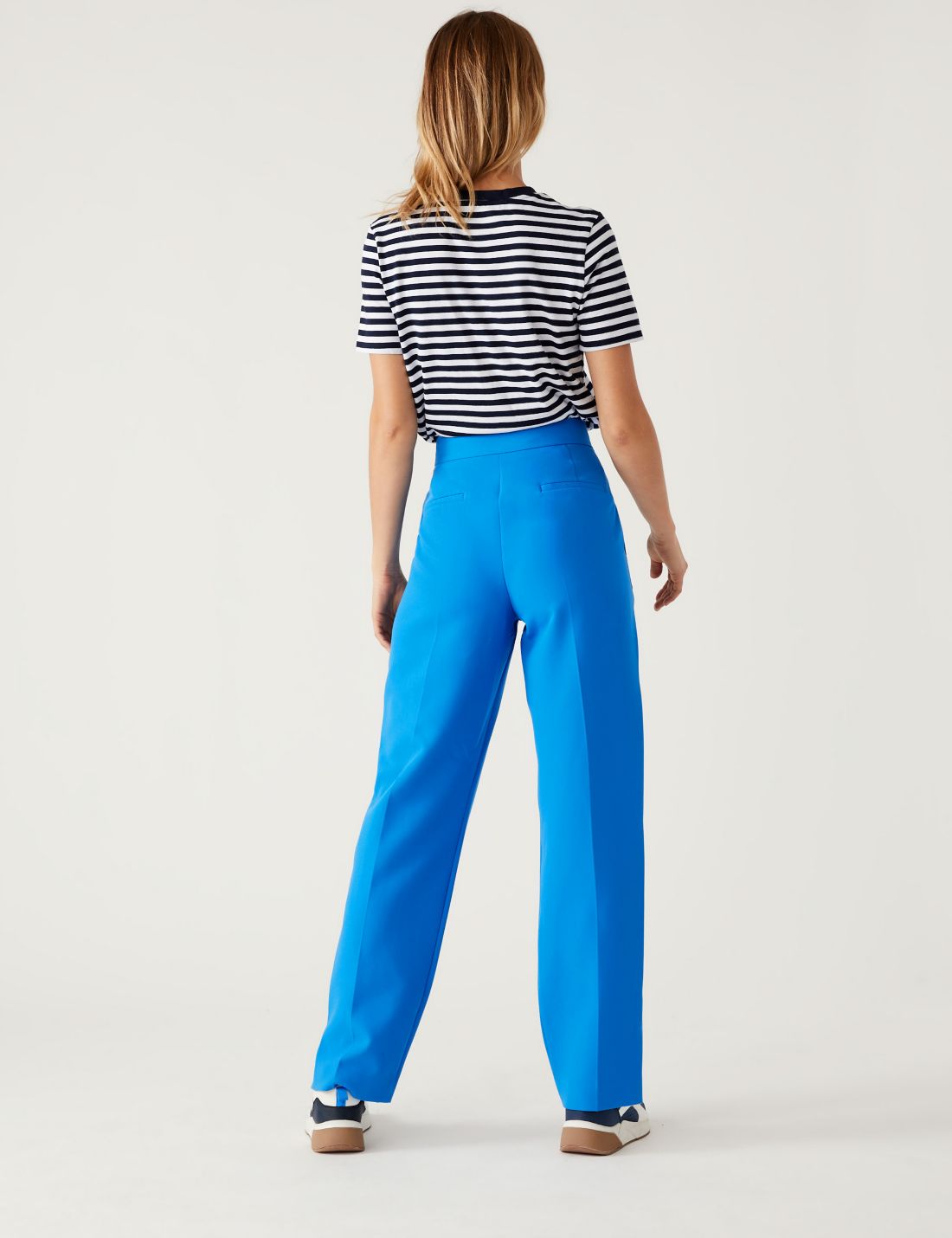 Fermuar Detaylı Straight Leg Pantolon