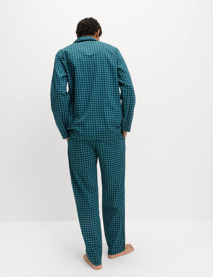 Pamuklu Desenli Pijama Takımı