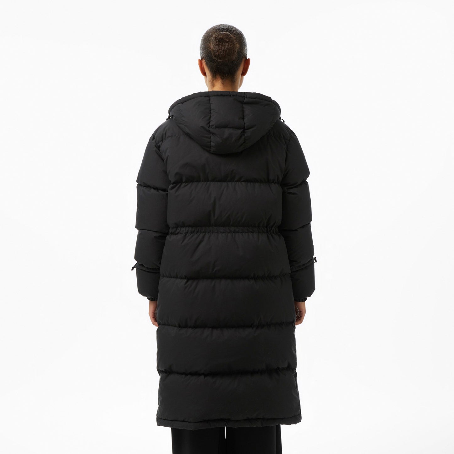 Lacoste Kadın Kapüşonlu Siyah Mont