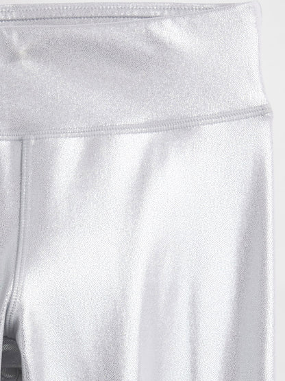 Gri Shine Leggings Tayt