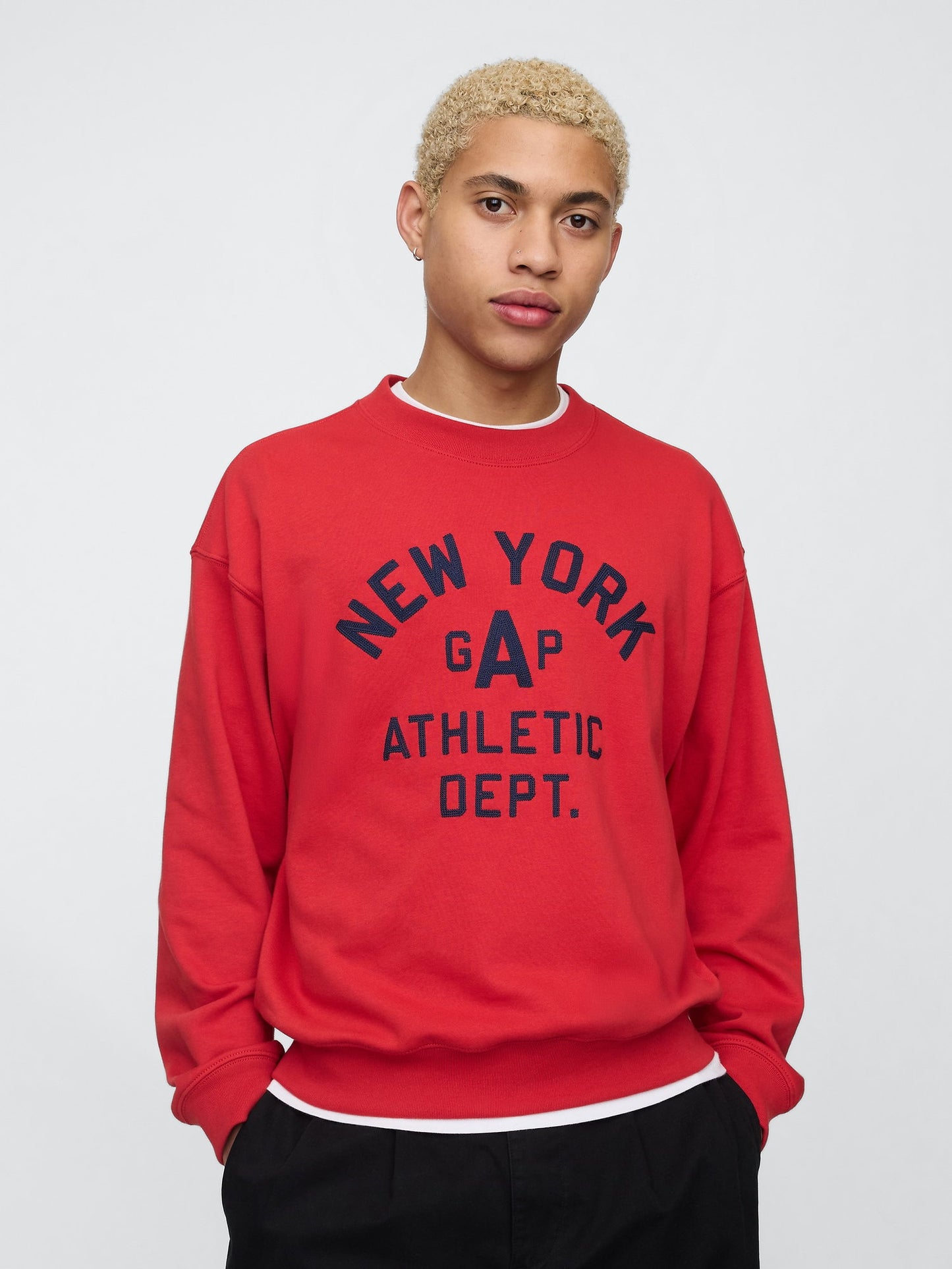 Kırmızı Vintagesoft New York Gap Logo Sweatshirt
