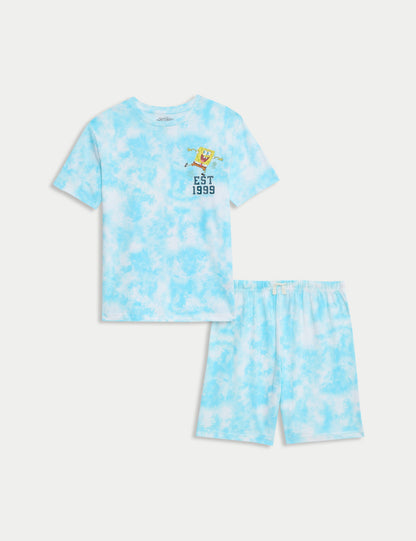 Saf Pamuklu Spongebob Karepantolon™ Pijama Takımı (6-16 Yaş)