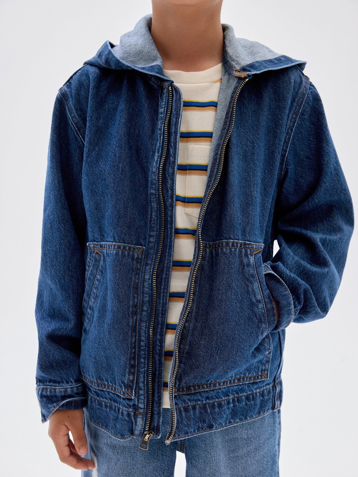 Mavi Kids Denim Utility Ceket