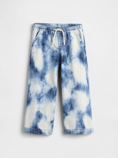 Denim Mavi Baggy Jean Pantolon