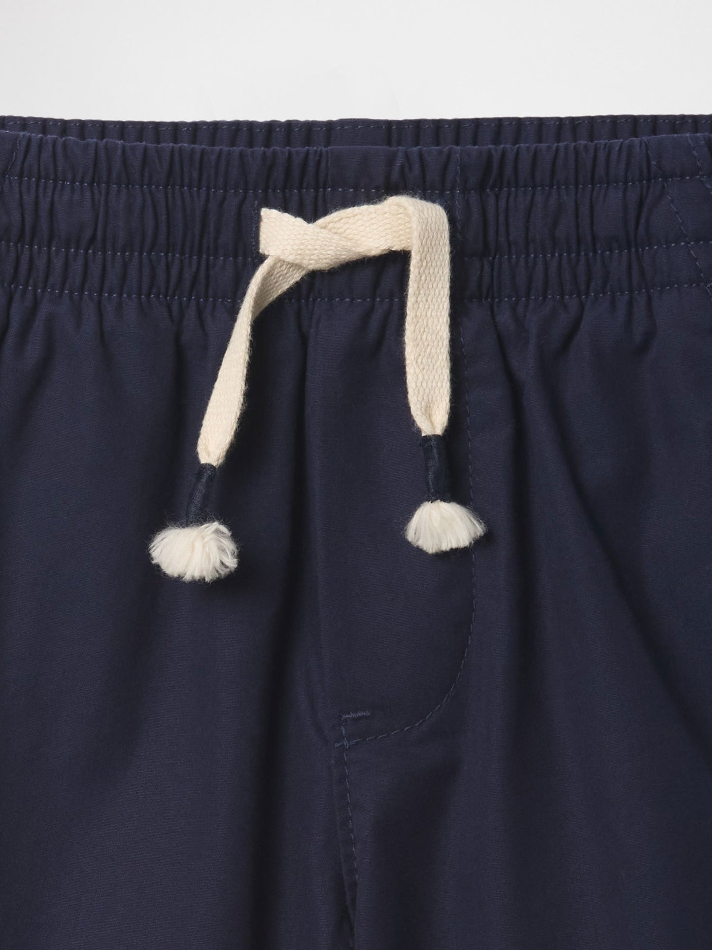 Lacivert Poplin Pull-on Şort