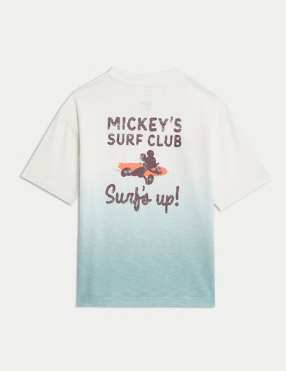 Saf Pamuklu Mickey Mouse:trade_mark: Tişört (1-8 Yaş)