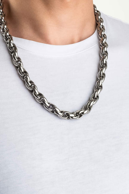 Klasik 60 Cm Erkek Çelik Kolye 02433679960