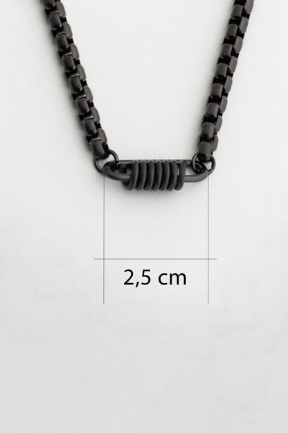 Modern Dizayn Zincir Çelik Erkek Kolye 02433700251