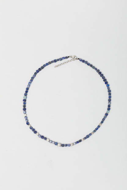 Lapis Taşlı 55 Cm Çelik Erkek Kolye 02438131255