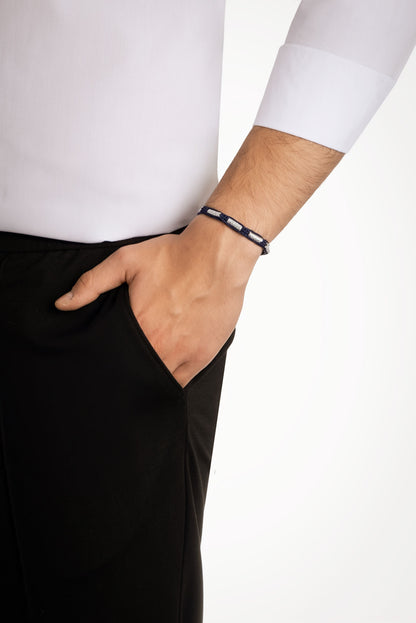 Hematit Taşlı Erkek Çelik Bileklik 02438271299
