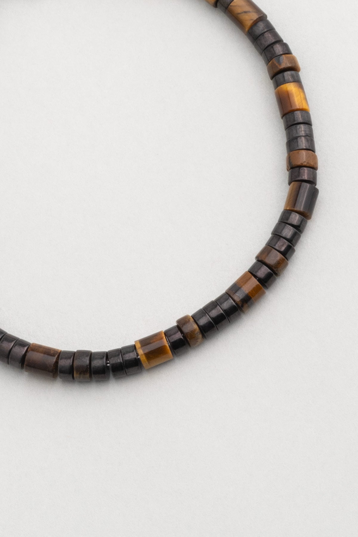 Kaplan Gözü  Taşlı 23 Cm Çelik Erkek Bileklik 02439971199