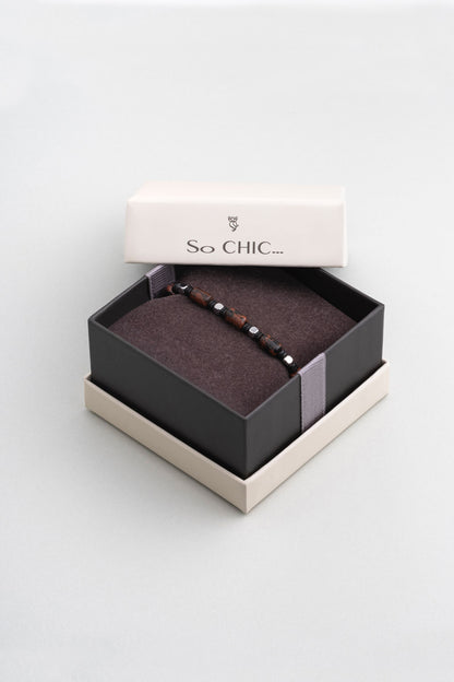 Jasper Taşlı 21 Cm Çelik Erkek Bileklik 02440091199