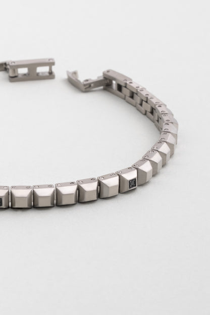 Metalik Gölge 21 Cm Çelik Erkek Bileklik 02440240299