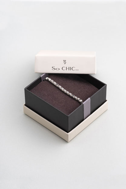 Metalik Gölge 21 Cm Çelik Erkek Bileklik 02440240299