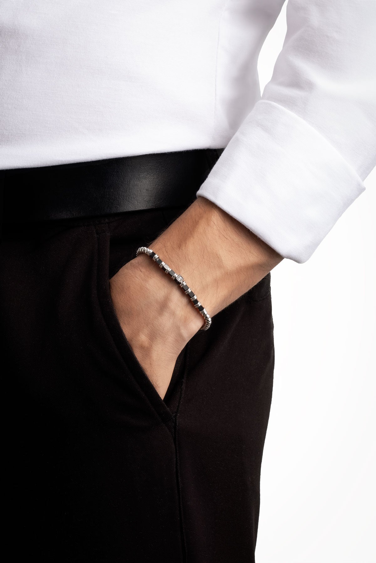 Klasik Stil Erkek 20 Cm Çelik Bileklik 02440330299