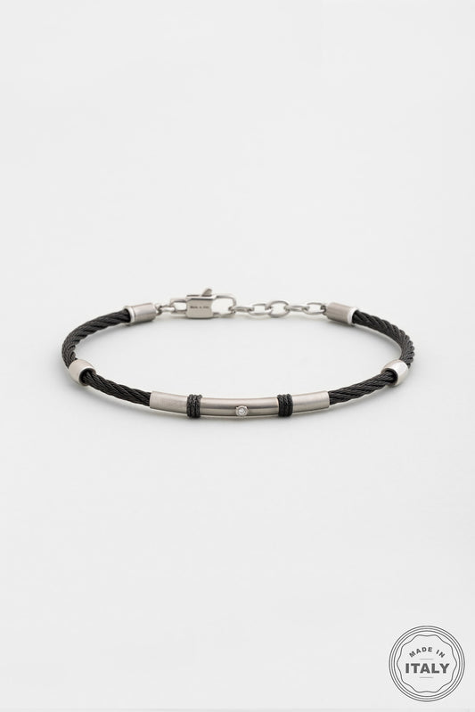 Italyan Mars Çelik Erkek Pırlanta Bileklik 02441440299