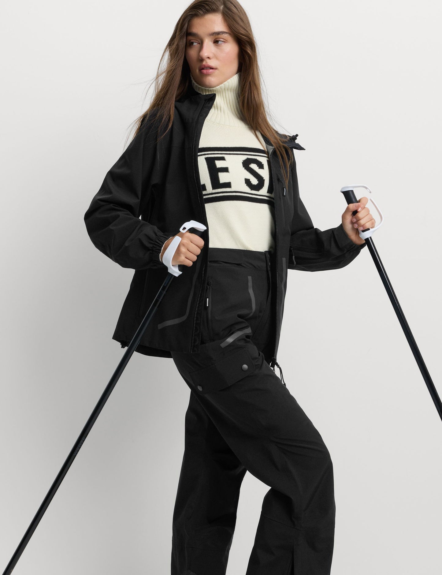 3 Katmanlı Stormwear Ultra Su Geçirmez Kapüşonlu Kayak Ceketi