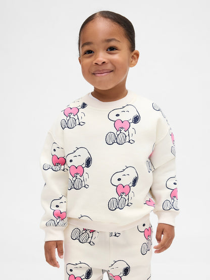 Krem Vintagesoft Snoopy Sweatshirt
