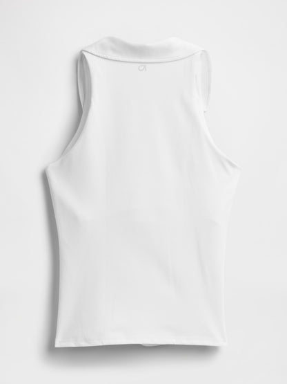 Beyaz Gapfit Power Polo Yaka T-shirt