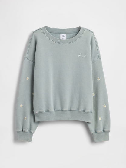 Yeşil Vintagesoft Wedge Crewneck Sweatshirt