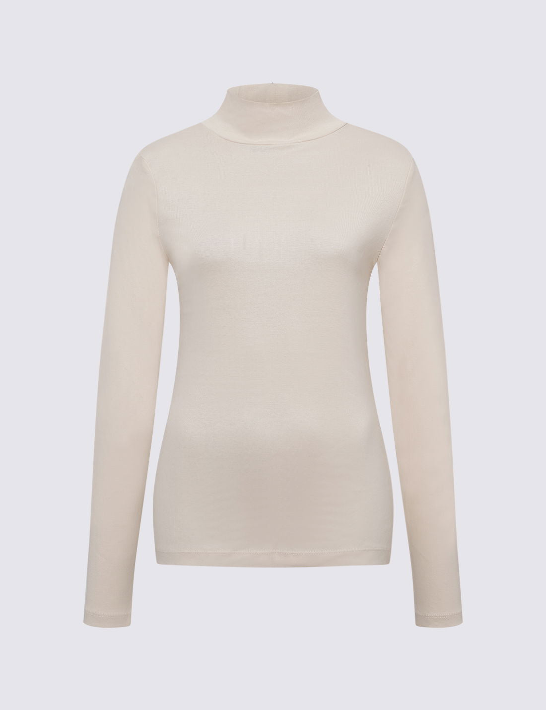 Pamuklu Boğazlı Yaka Slim Fit Üst