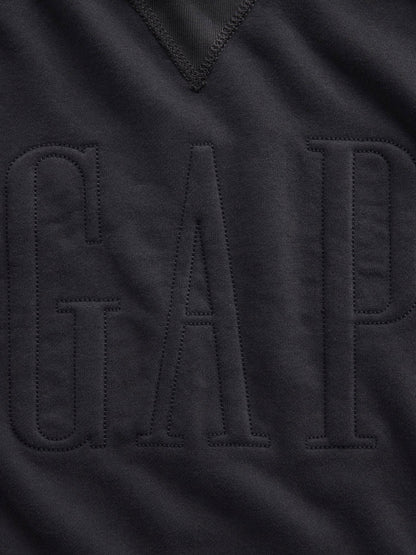 Siyah Vintagesoft Terry Oversize Logo Sweatshirt