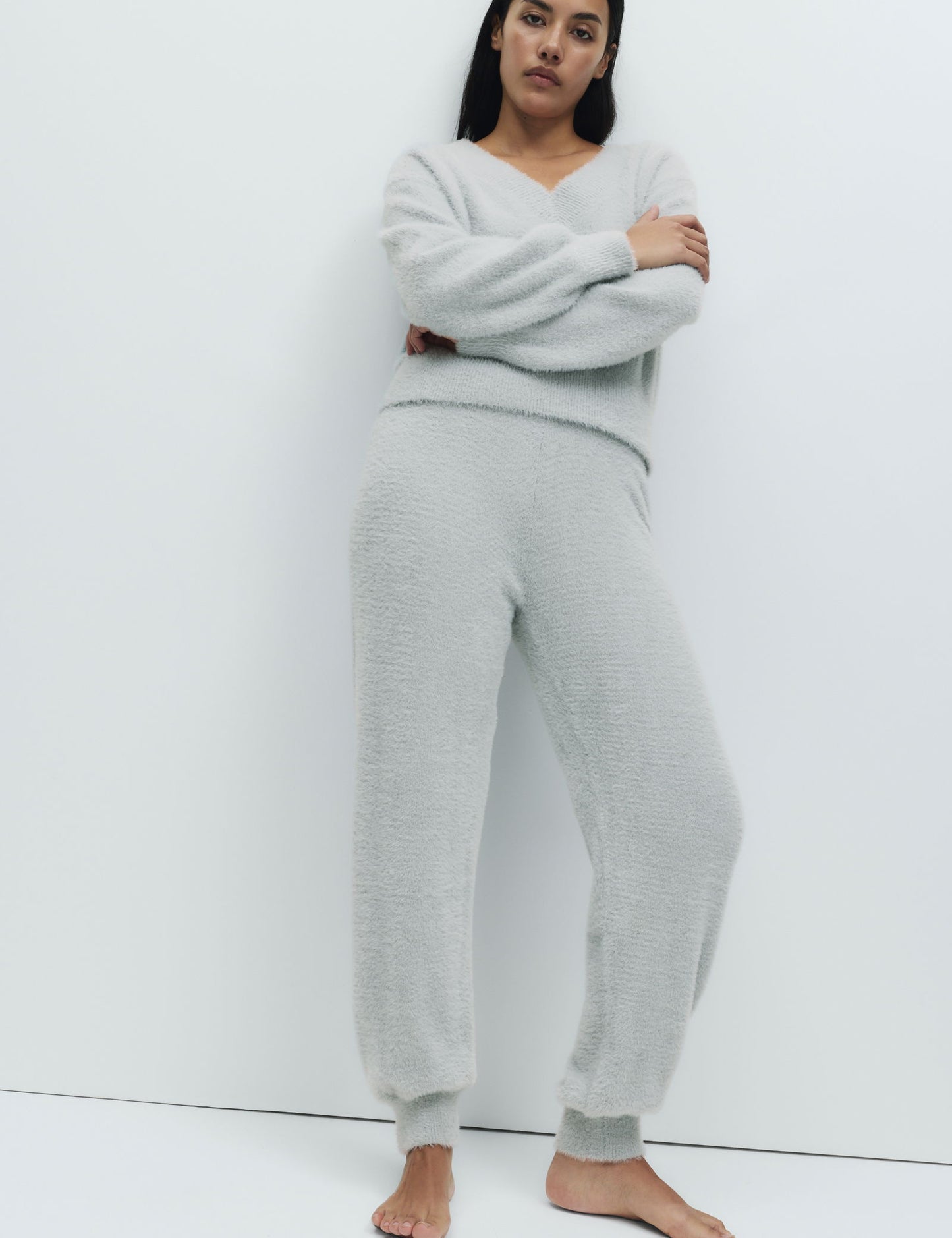 Yumuşak Örgü Pijama Altı